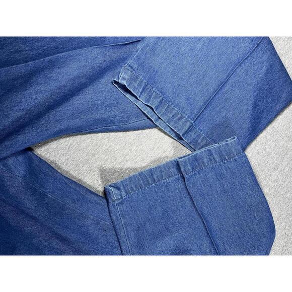 Haggar “Work To Weekend” Classic Fit Men's 44 x 29 Denim Casual Pants Blue Jeans - Picture 5 of 9